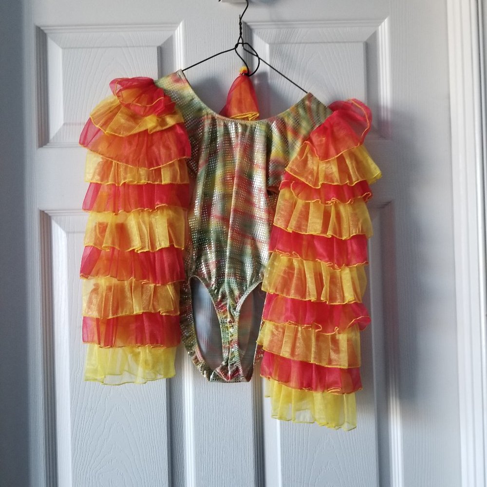 Fun Jazz Dance Costume with Frills